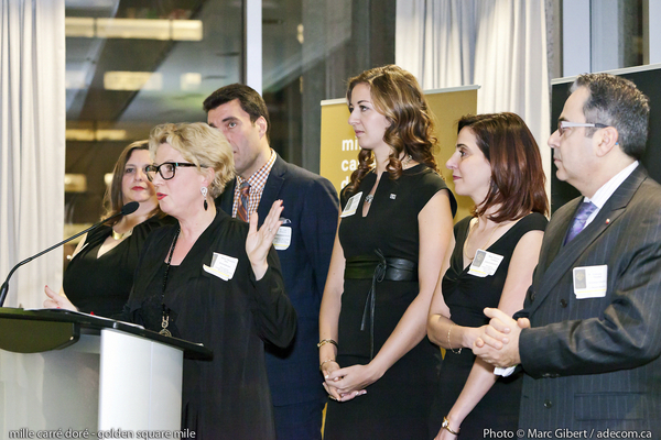 Lancement de la Société de développement touristique du Mille Carré Doré - Launch of the Golden Square Mile Tourism Development Society - GoldenMontreal.com - au Centre Mont-Royal / Montreal / Canada / 2016-02-15, © Photo Marc Gibert / adecom.ca